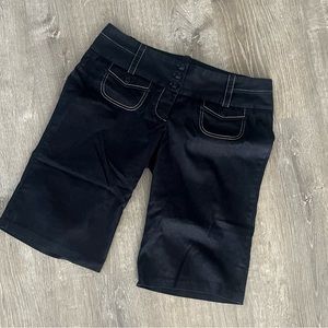 Denim Bermuda Shorts